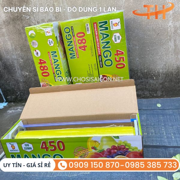 Màng bọc thực phẩm PVC 450, 480 Mango