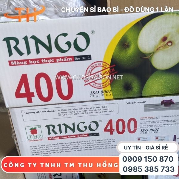 Màng bọc thực phẩm PVC Ringo 400 giá rẻ