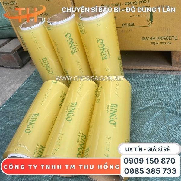 Màng bọc thực phẩm PVC Ringo 500 không hộp giá rẻ