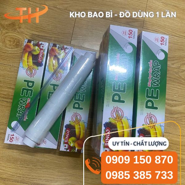 Màng bọc thực phẩm Ringo PE 150 chính hãng, chất lượng tốt