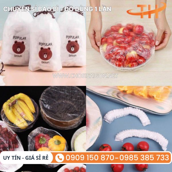 Túi gấu bọc thực phẩm an toàn có chun
