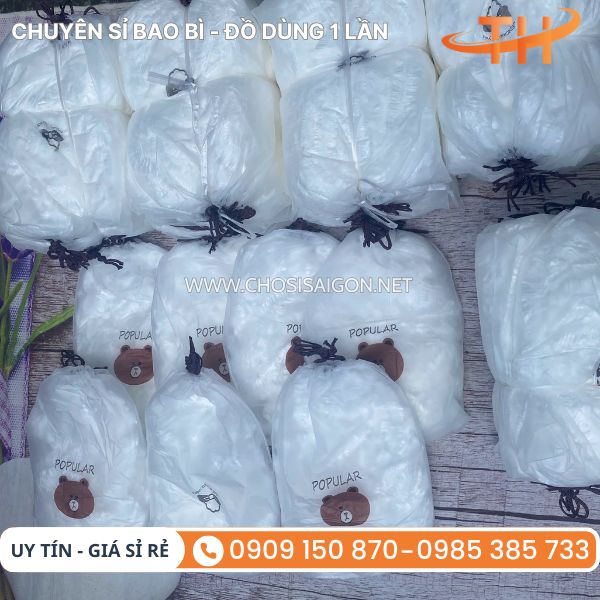 Màng bọc thực phẩm túi gấu 100 cái/túi giá rẻ, uy tín