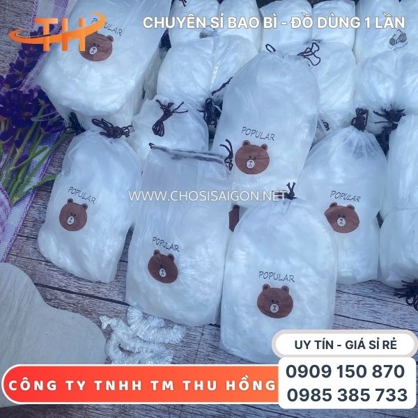Màng bọc thực phẩm túi gấu có chun 100 cái/túi