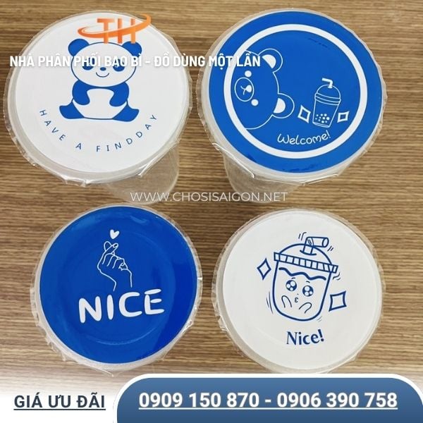 Màng ép ly nhận in logo thương hiệu theo yêu cầu