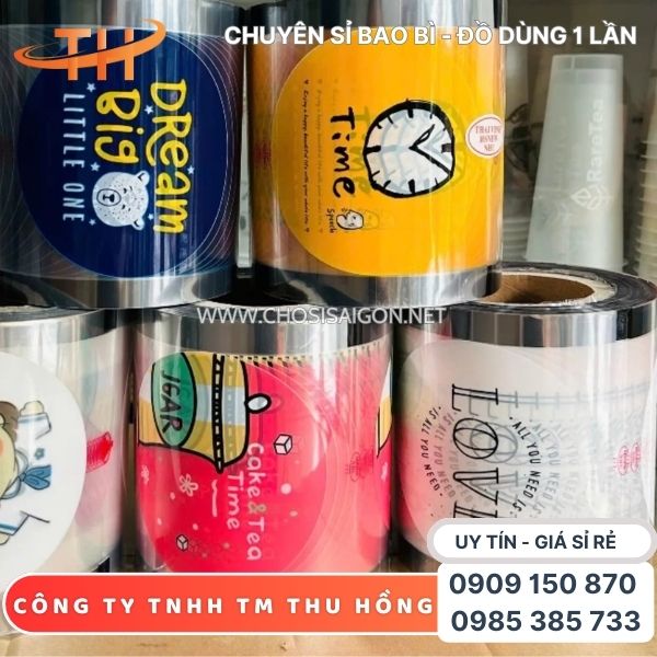 Màng ép ly, màng dập cốc in hình bán giá tốt nhất