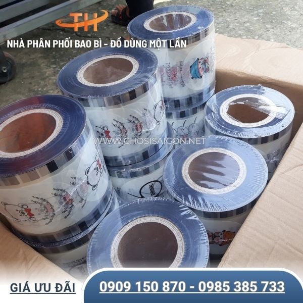 Màng ép ly cho cửa hàng thức uống mang đi
