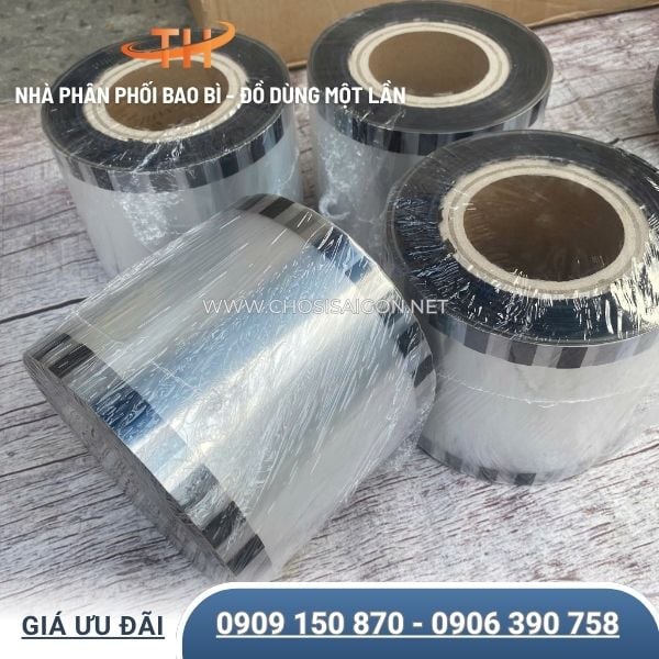 Màng ép ly trắng trong dùng cho trà sữa, nước ép