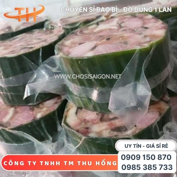 Màng nilon chuyên dụng gói chả lụa, giò thủ giá tốt