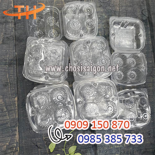 Vỉ nhựa 4 lỗ đựng trứng muối, bắc thảo, gà vịt sỉ rẻ