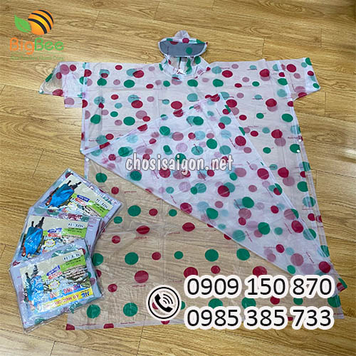 Áo mưa chấm bi cao cấp giá tốt nhất