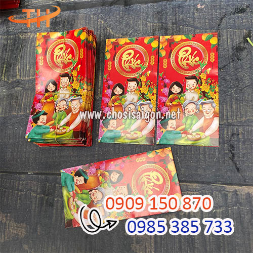 Bao lì xì tết chất lượng tốt sỉ rẻ