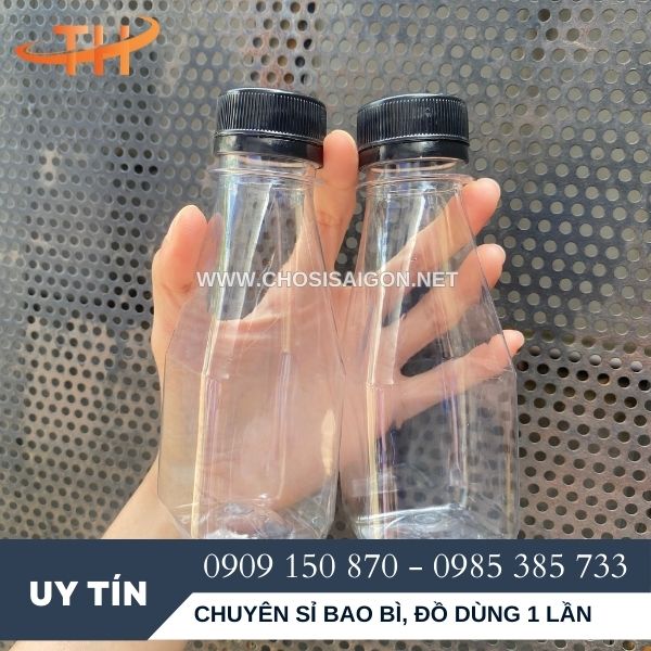 Mua chai nhựa vuông vát 150ml giá sỉ rẻ