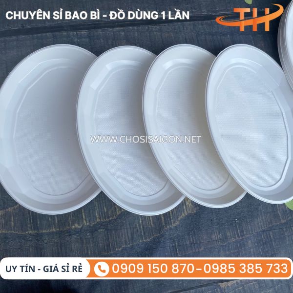 Dĩa nhựa xoài trắng sữa giá ưu đãi