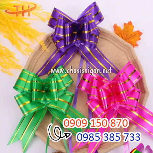 Mua giá rẻ dây nơ rút gói quà