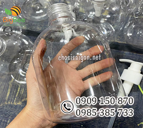 Chai nhựa pet tròn lùn 500ml giá sỉ rẻ mua tại TP.HCM