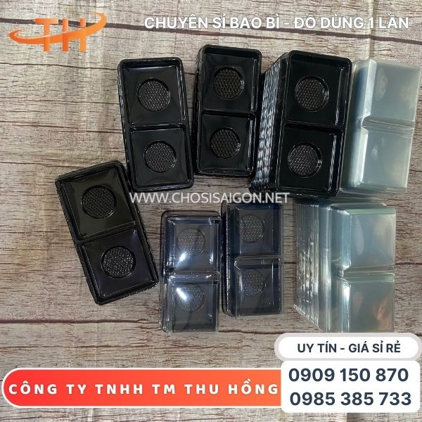 Hộp nhựa 2 ngăn F72 cao cấp