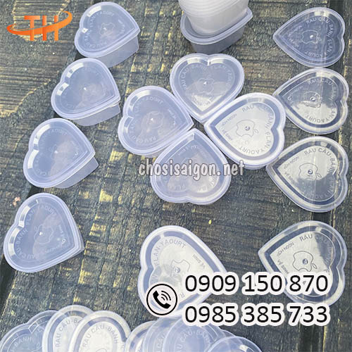 Hộp nhựa hình trái tim cao cấp, chất lượng giá tại xưởng