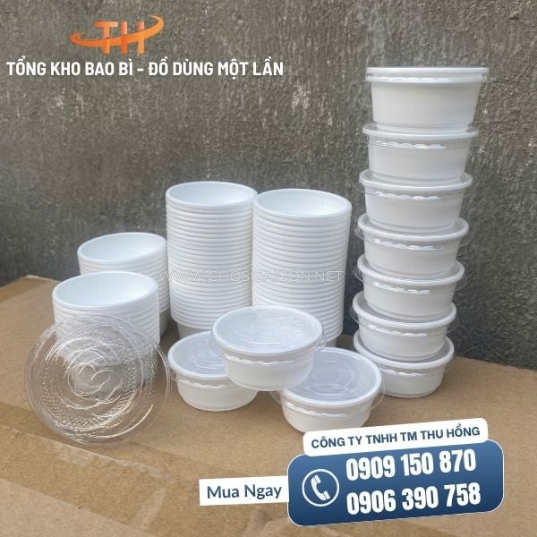 Hũ nhựa HS55 dùng 1 lần giá sỉ rẻ nhất TP.HCM