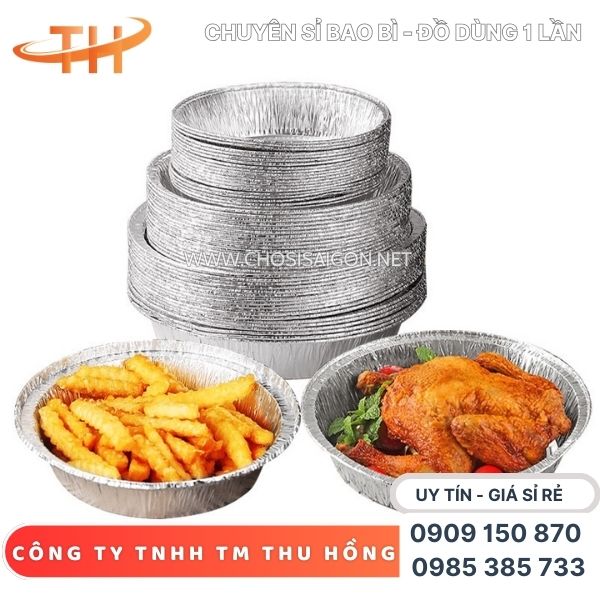 Khay giấy bạc tròn mua giá sỉ rẻ tại TP.HCM