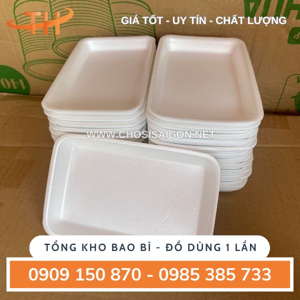 Khay xốp chịu nhiệt tốt, bền giá sỉ rẻ