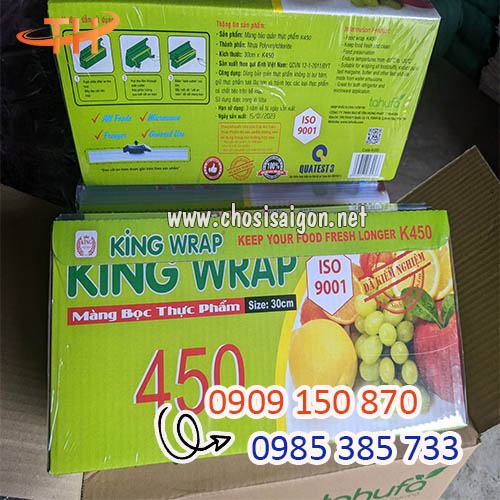 Màng bọc thực phẩm King Wrap 30cm x 450 giá rẻ