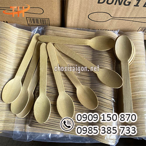 Muỗng gỗ cao cấp, an toàn, chất lượng giá sỉ rẻ
