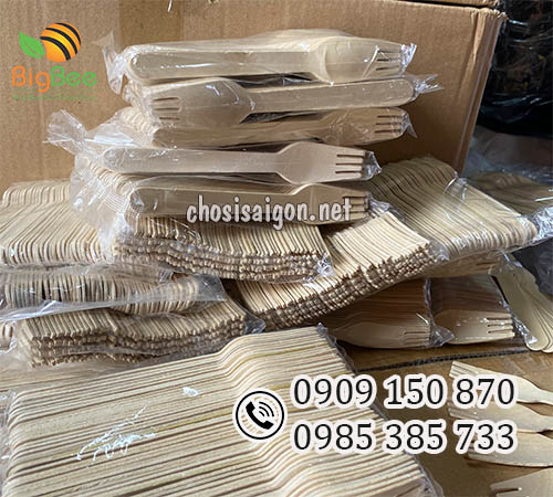 Nĩa gỗ dùng 1 lần 16cm mua giá sỉ siêu rẻ