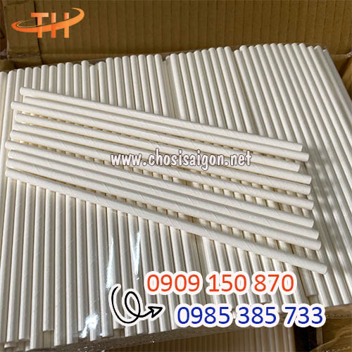 Ống hút giấy phi 6 giá sỉ, giá rẻ