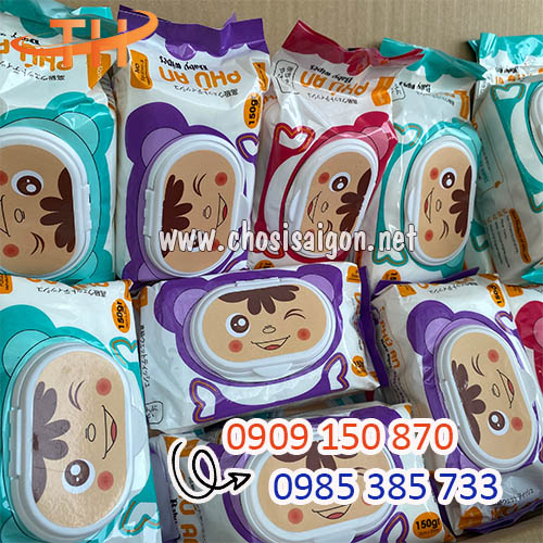Khăn ướt Phú An chất lượng tốt mua sỉ tại TP.HCM