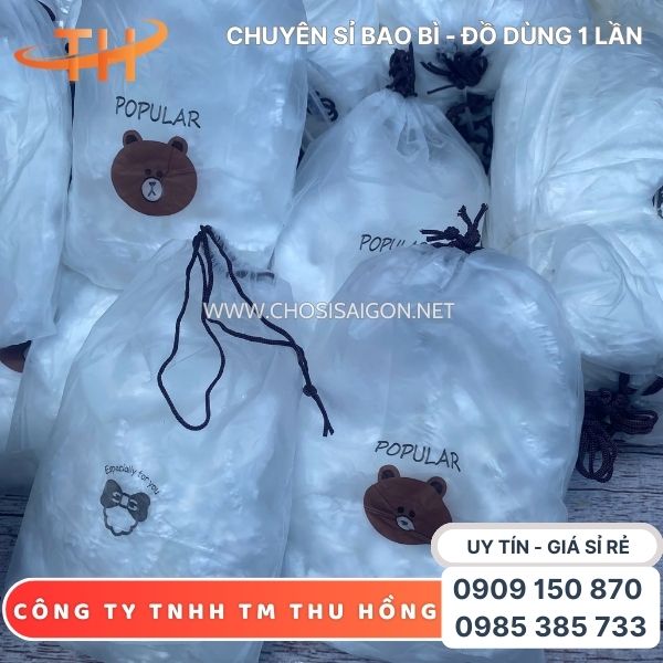 Màng bọc thực phẩm túi gấu co giãn tốt dùng 1 lần