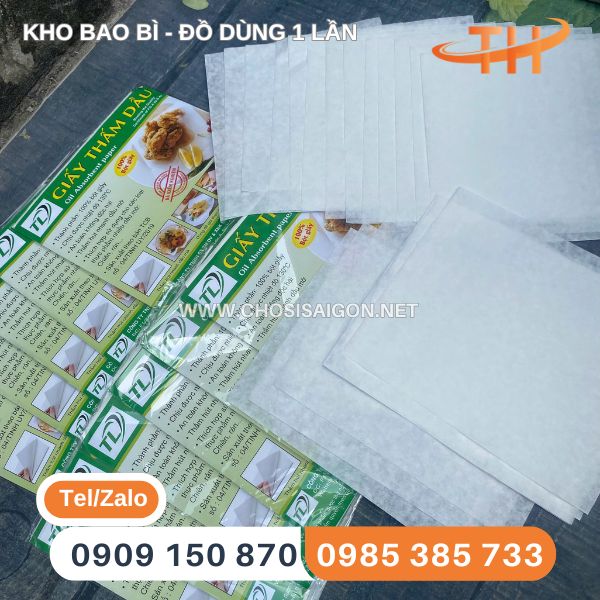 Giấy thấm dầu thực phẩm chịu nhiệt tốt sỉ rẻ