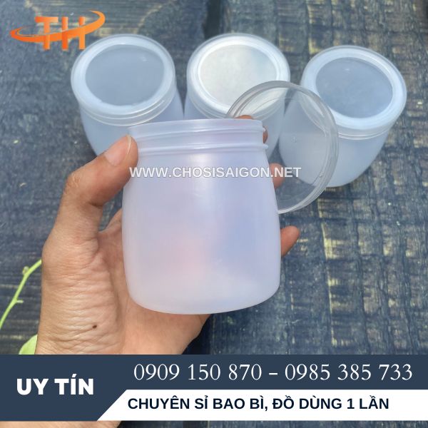 Hũ nhựa làm sữa chua 160ml giá rẻ