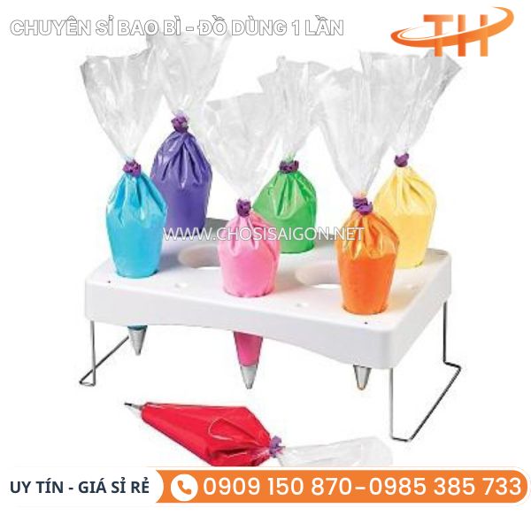 Túi bắt bông kem hình tam giác bắt hoa kem bơ, kem whipping, topping