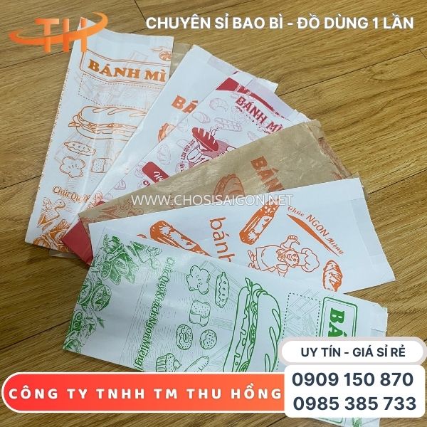 Túi giấy đựng bánh mì an toàn, thân thiện môi trường