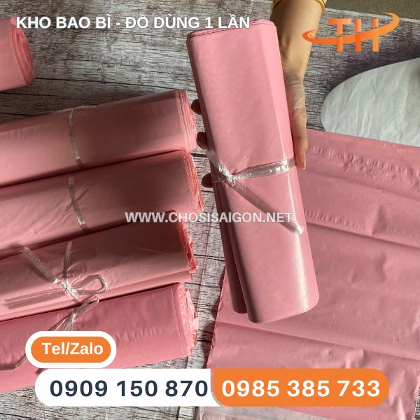 Túi niêm phong màu hống giá tại xưởng