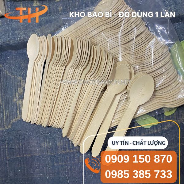 Muỗng gỗ an toàn, chất lượng giá tốt