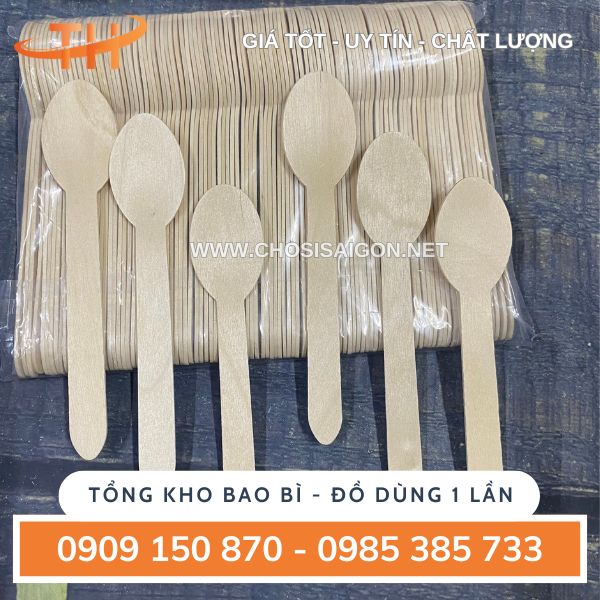 Muỗng gỗ cao cấp giá tận xưởng HCM