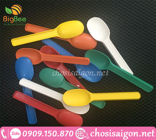 Bỏ sỉ muỗng nhựa ăn xôi đủ màu