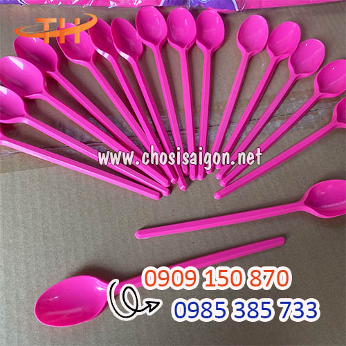 Thìa, muỗng nhựa 20cm cao cấp sỉ rẻ