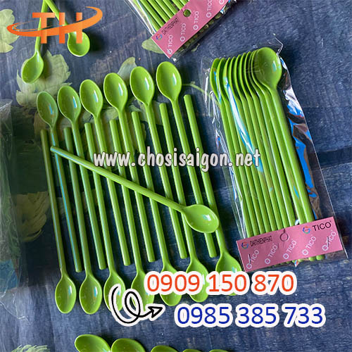 Muỗng, thìa nhựa cứng an toàn, chính hãng giá sỉ rẻ