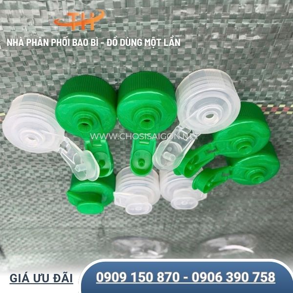 Nắp bật theo kèm của vỏ chai đựng nước rửa chén