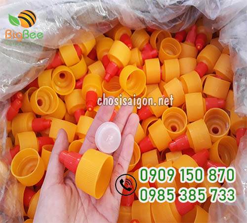 Nắp chai nhựa pet đựng tương ớt giá sỉ rẻ ưu đãi