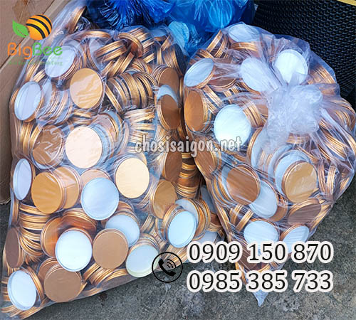 Nắp nhôm vàng số lượng lớn giá rẻ nhất