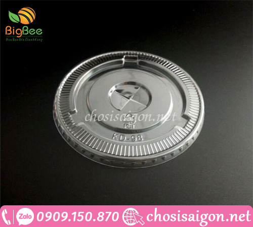 Ly nhựa nắp phẵng, nắp bằng giá sỉ rẻ