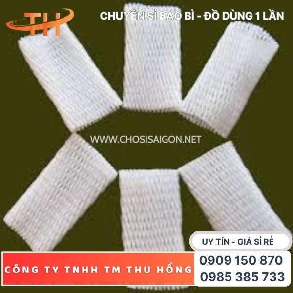 Lưới xốp trắng bọc trái cây có đủ size giá rẻ