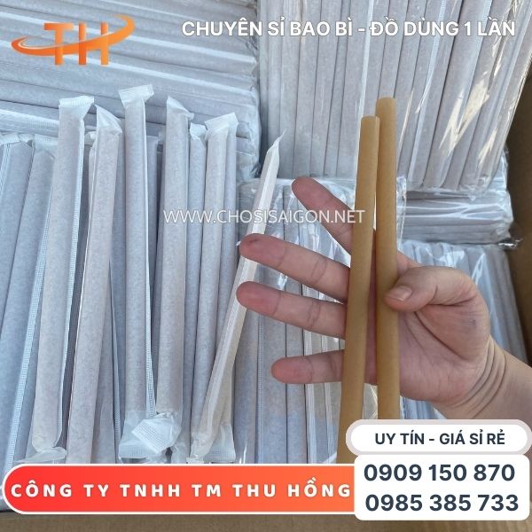 Ống hút bã mía cao cấp, thân thiện môi trường giá sỉ rẻ