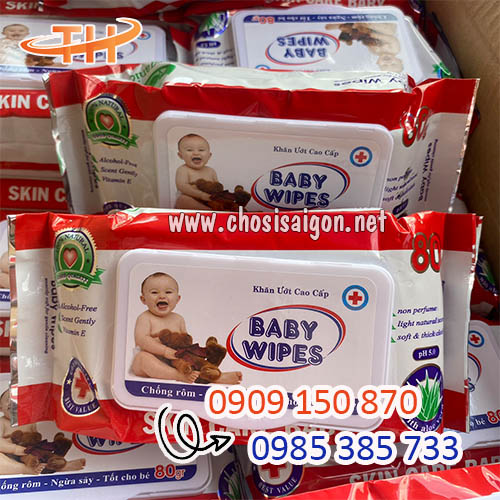 Khăn giấy ướt cho bé cao cấp uy tín