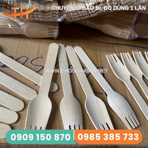Nĩa gỗ 16cm thân thiện môi trường