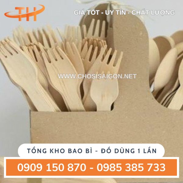 Nĩa gỗ dùng 1 lần an toàn giá xưởng rẻ