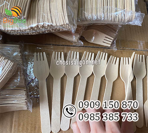 Nĩa gỗ dùng 1 lần siêu rẻ, chất lượng tại TP.HCM